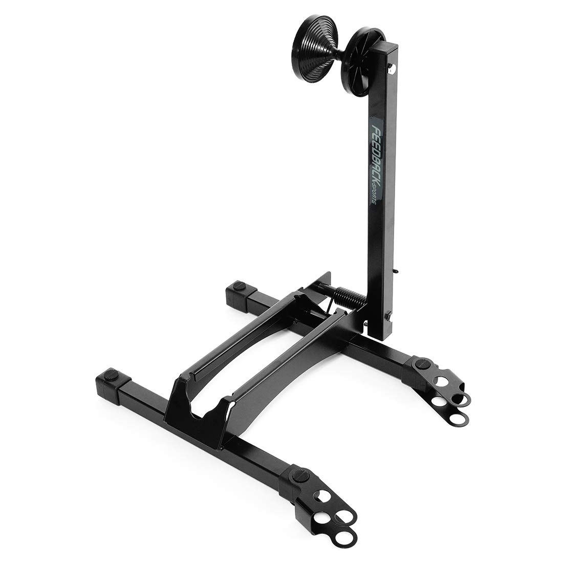 Feedback Sports RAKK Bike Storage Stand - Heavy Duty Wall Mounted Bicycle Rack for Garage, Shed or Home Organization (Black) - Perfect for Space Saving Bike Storage in Small Apartments & Cycling Enthusiasts
