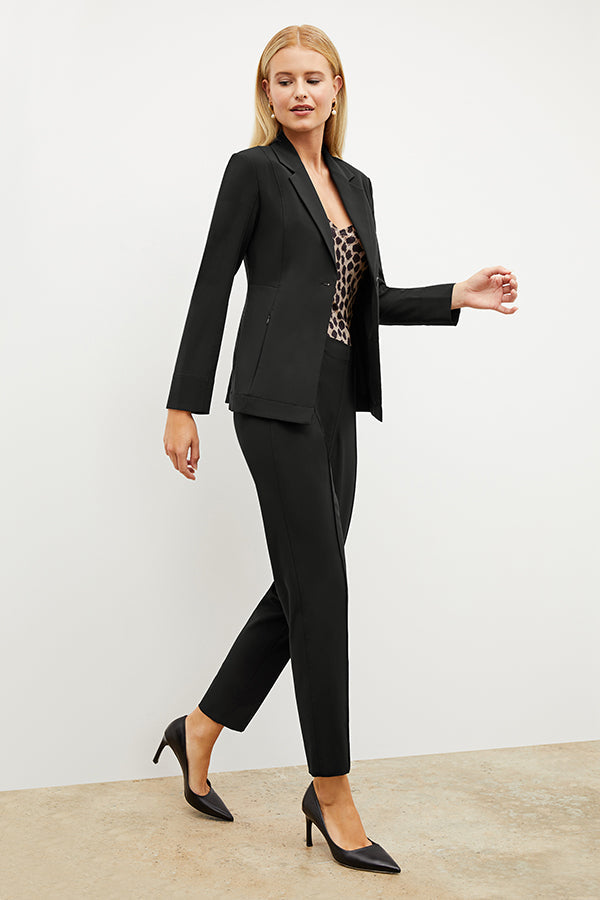 Colby Travel Pants for Men - OrigamiTech Stretch Wrinkle-Free Black Dress Pants for Business & Casual Wear - Perfect for Office, Commuting, and Travel