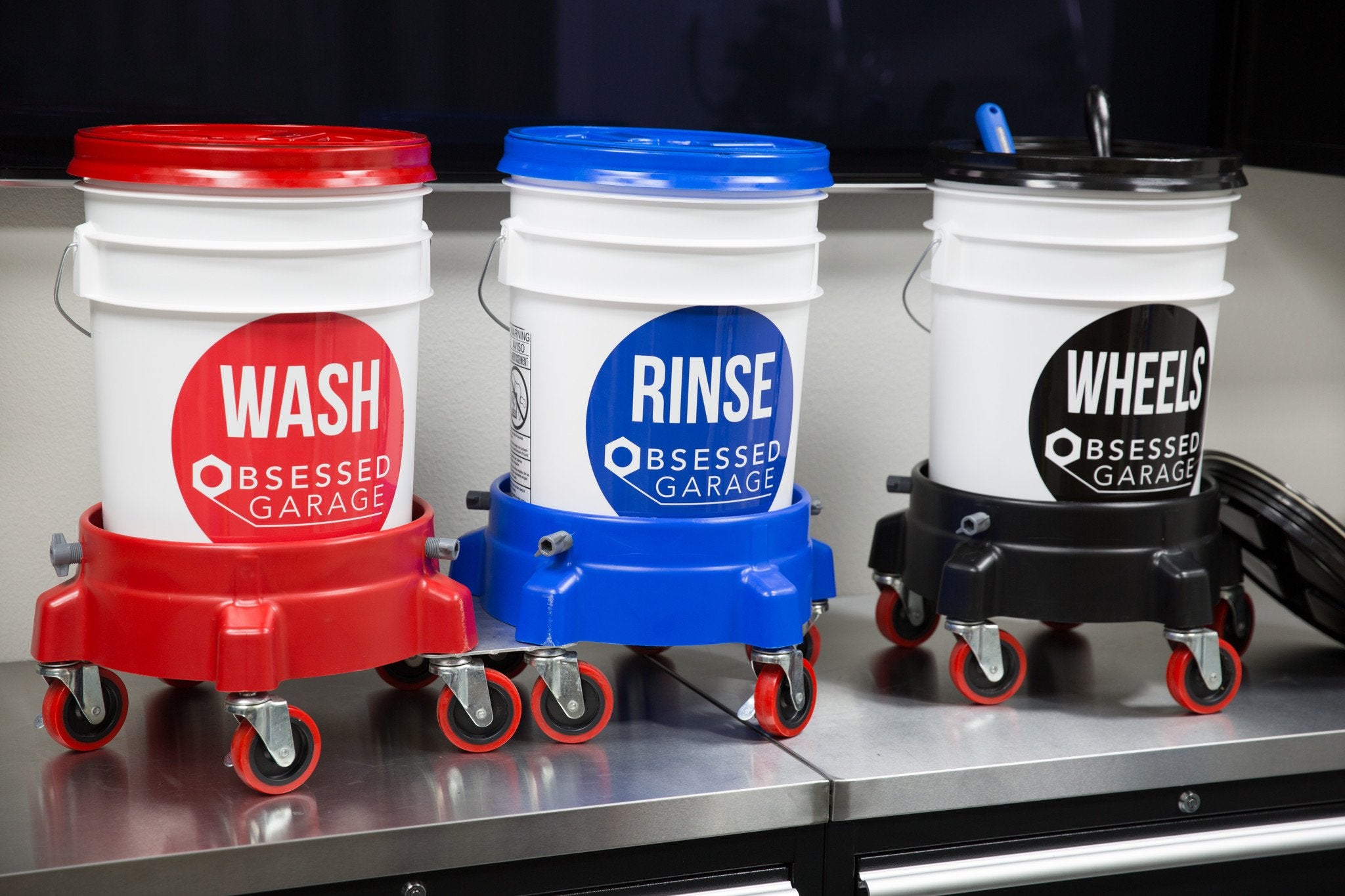 Premium 9-Piece Vinyl Bucket Set - Durable & Lightweight for Home, Garden, and Storage | Perfect for Organizing, Cleaning, and DIY Projects