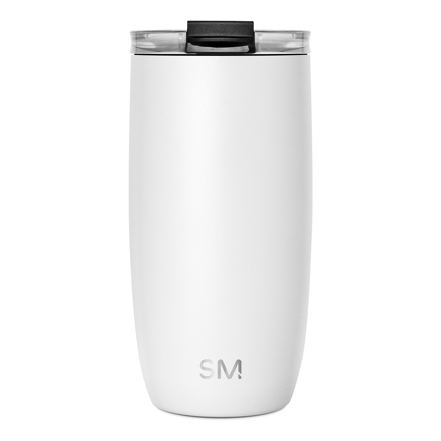 Voyager 20oz Insulated Tumbler with Clear Flip Lid & Straw - Leakproof Stainless Steel Travel Mug for Hot & Cold Drinks - Perfect for Office, Gym, Hiking & Outdoor Activities