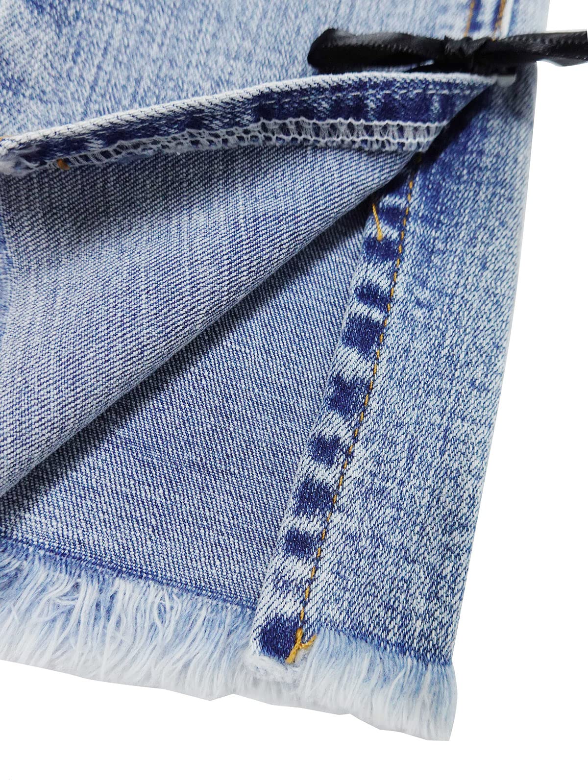 KIDSCOOL SPACE Girls Elastic Waist Slim Jeans - Ripped Fashion Denim Pants for School, Play & Everyday Wear | Comfortable Stretchable Jeans for Active Girls