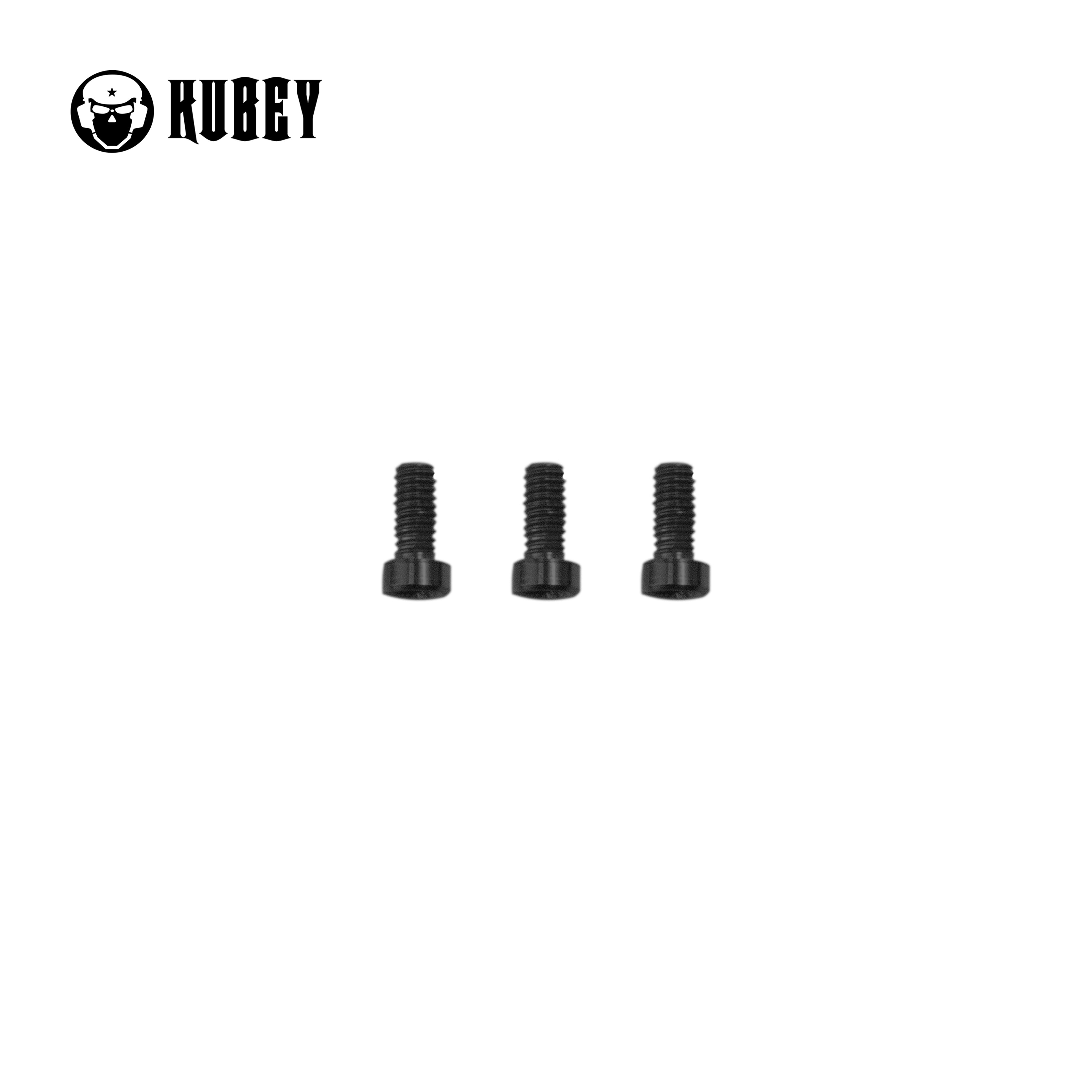 Kubey EDC Pocket Knife Screw Set - 3PCS Black Stainless Steel T8 Hex Screws (KH009) for Knife Maintenance & Repair | Perfect for Outdoor, Camping & Everyday Carry Tools