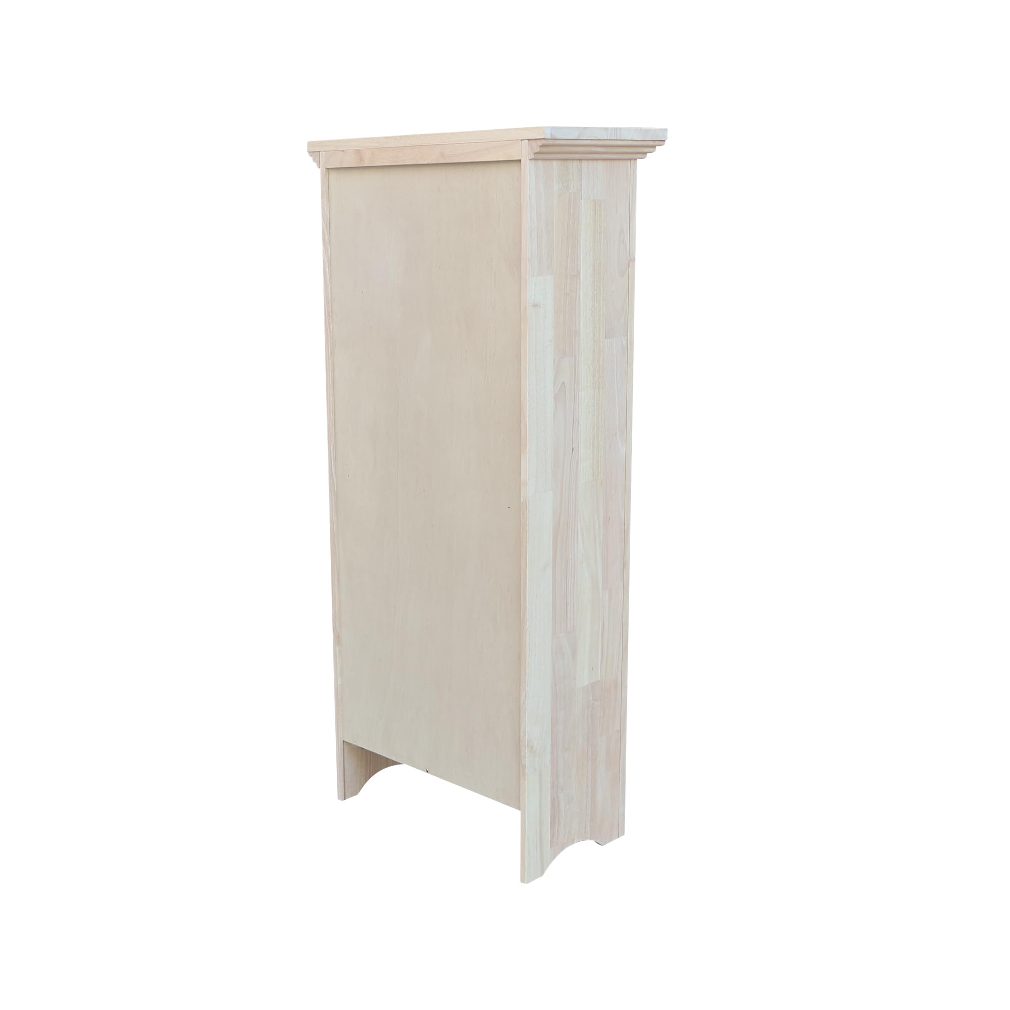 Single Jelly Cabinet - Solid Parawood Kitchen Pantry Storage (22.8