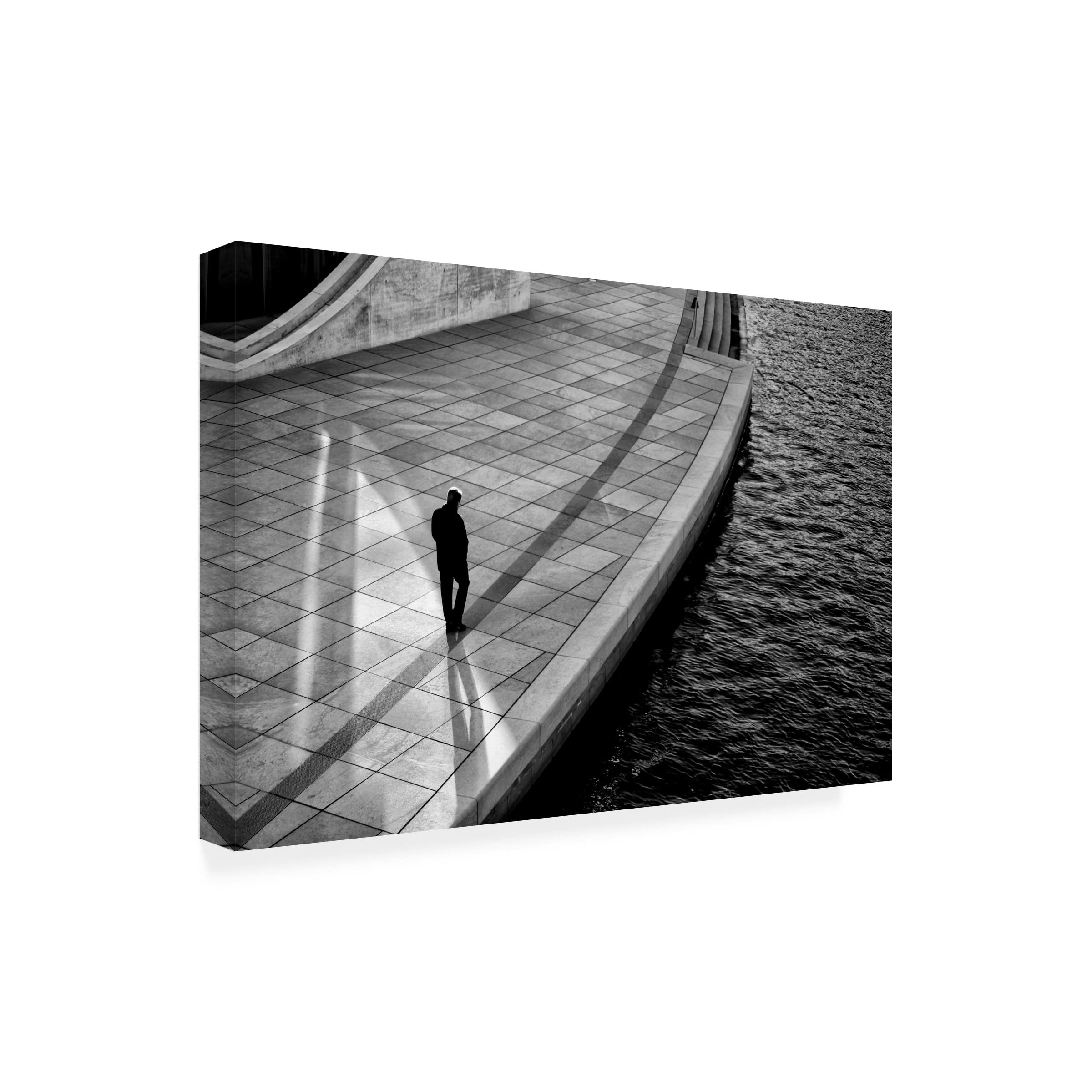 Stefano Corso 'Edges' Canvas Wall Art Print - Modern Abstract Painting for Living Room, Bedroom & Office Decor | Trademark Fine Art Collection