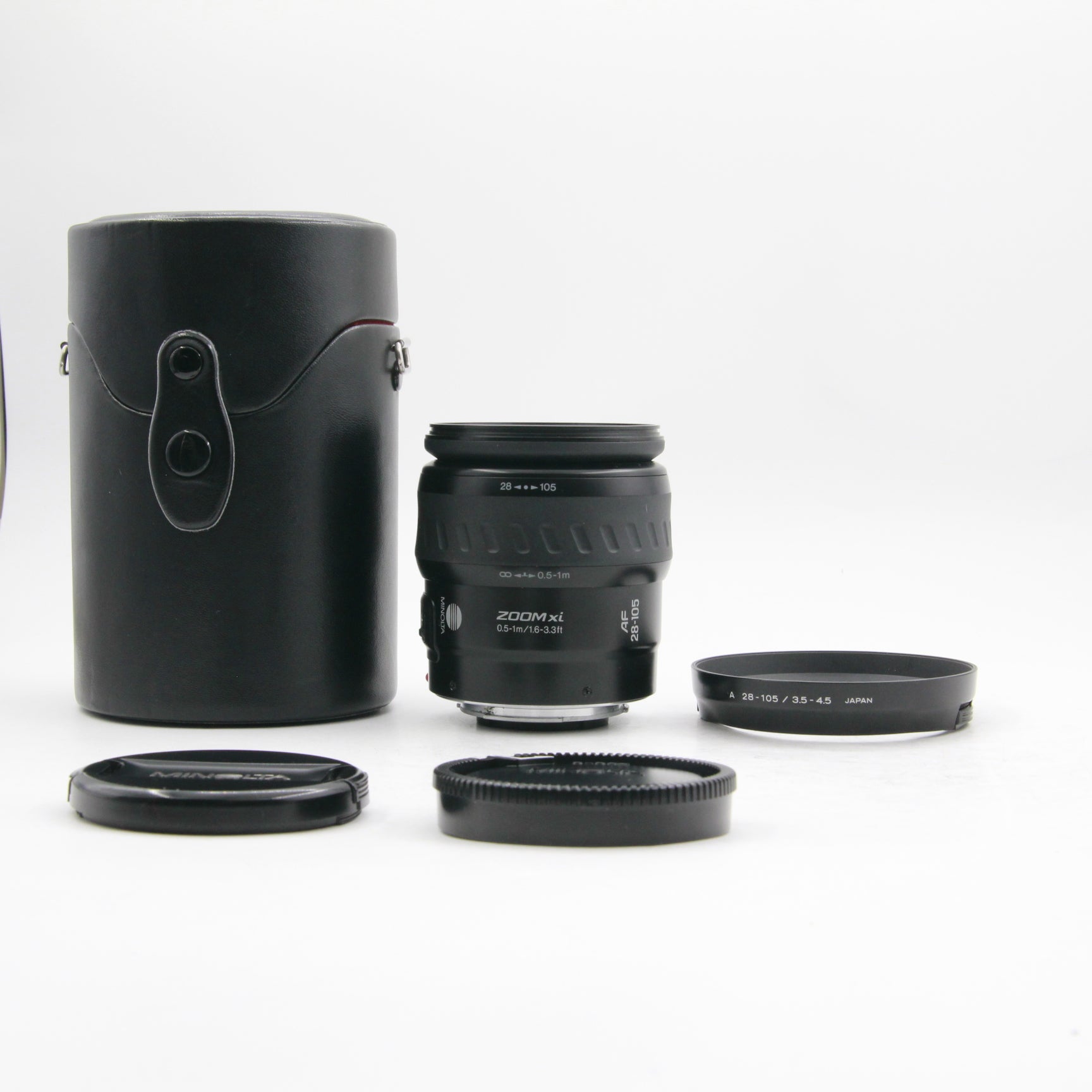 Used Minolta Maxxum AF Zoom Xi 28-105mm f/3.5-4.5 Lens for Canon/Nikon DSLR Cameras - Perfect for Portrait, Travel & Low-Light Photography