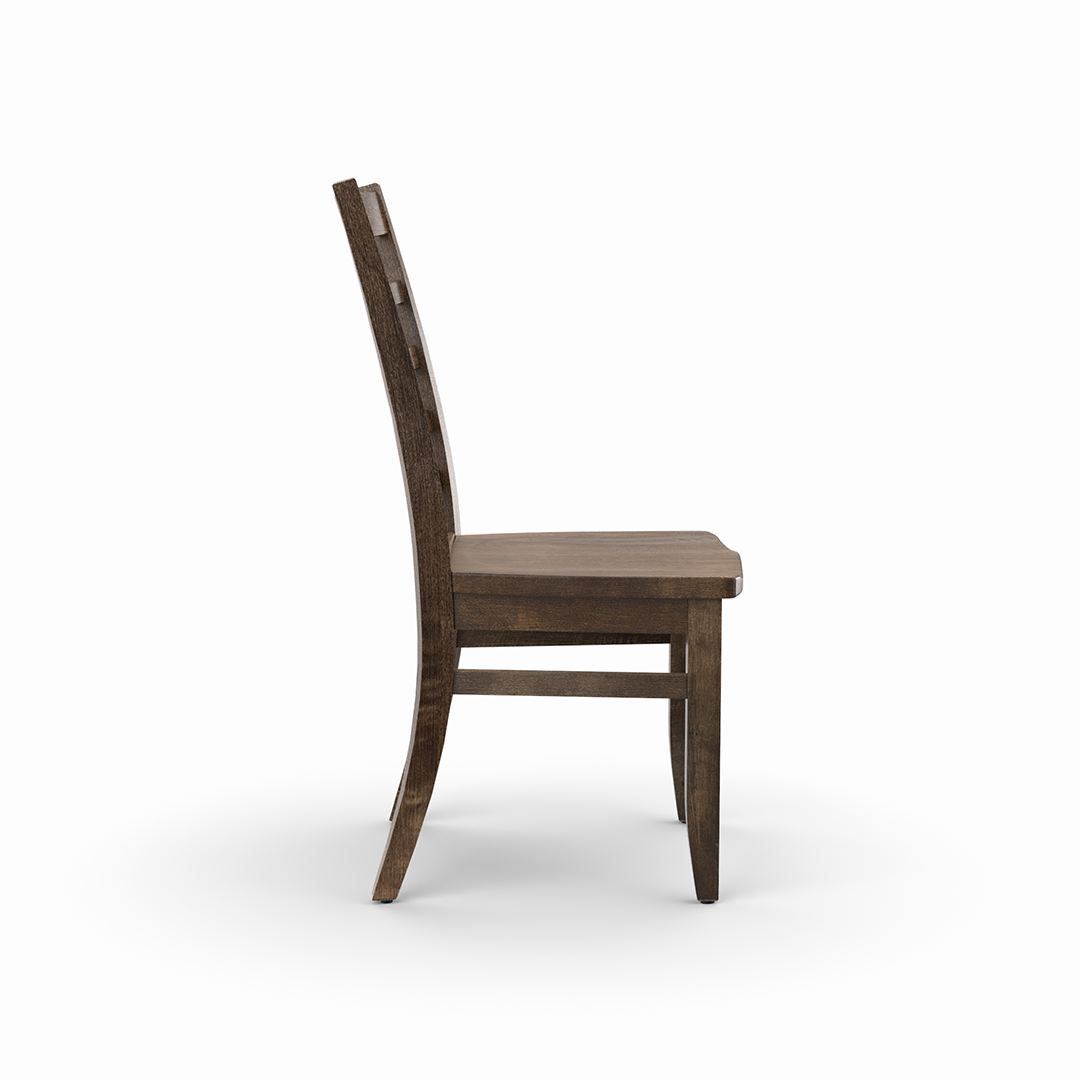 Dexter Side Chair - Modern Dining Chair with Wooden Legs & Upholstered Seat - Perfect for Kitchen, Dining Room, or Home Office