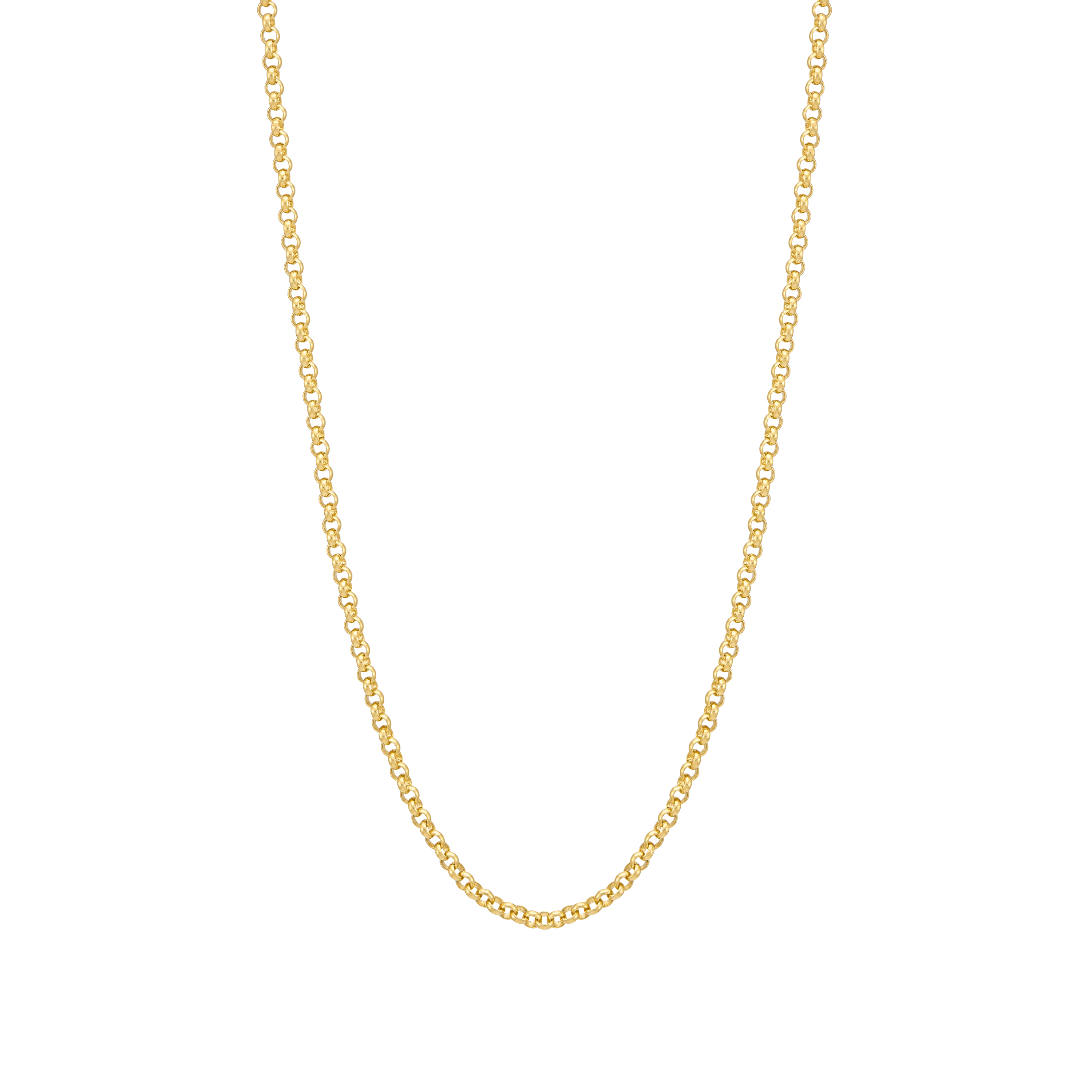 18K Gold Plated Belcher Chain Necklace for Women - Elegant Layering Piece for Everyday Wear & Special Occasions | Eb5282G