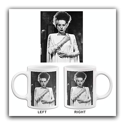 Elsa Lanchester The Bride of Frankenstein Movie Still Coffee Mug - Collectible Film Memorabilia for Horror Fans - Perfect for Halloween, Movie Nights & Gift Giving