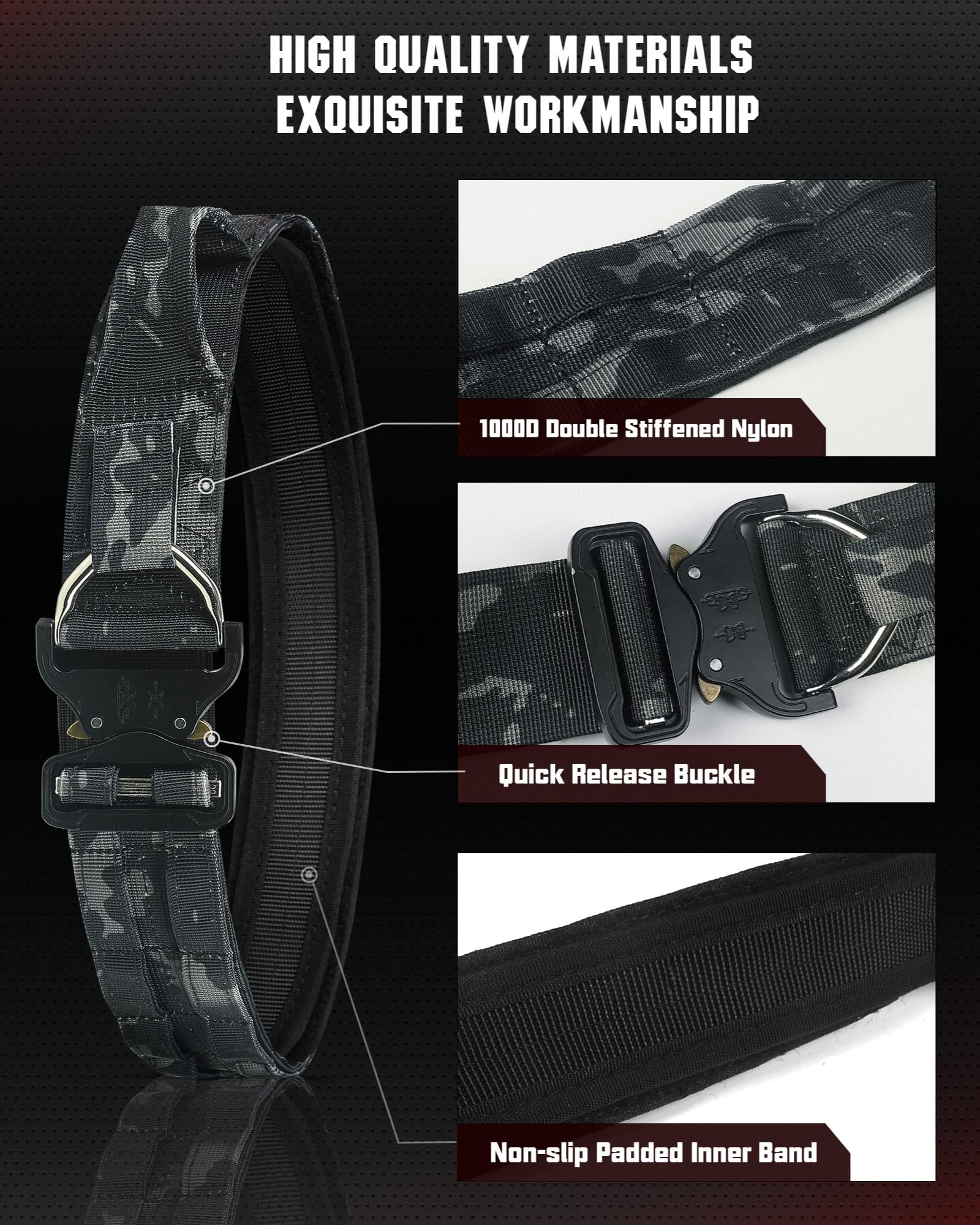 Tactical Belt for Men - 2