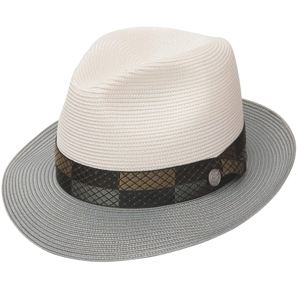 Stetson Andover Florenine Milan Straw Hat for Men - Classic Summer Sun Hat for Outdoor Activities, Beach, and Gardening