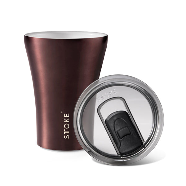 STTOKE Insulated Ceramic Travel Mug - Reusable Coffee Cup for Hot & Cold Drinks - Perfect for Commuting, Office, Camping & Outdoor Adventures