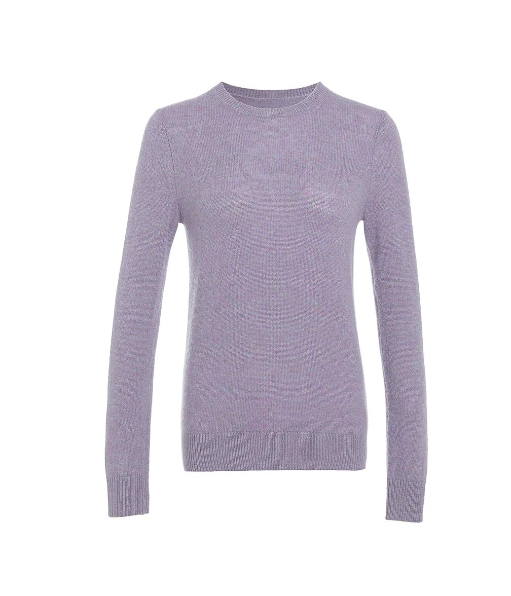 SAFPTIOUS Women’s 100% Pure Cashmere Soft Long Sleeve Crew-Neck Sweater | Warm & Cozy Winter Essential | Perfect for Office, Date Night & Casual Outfits