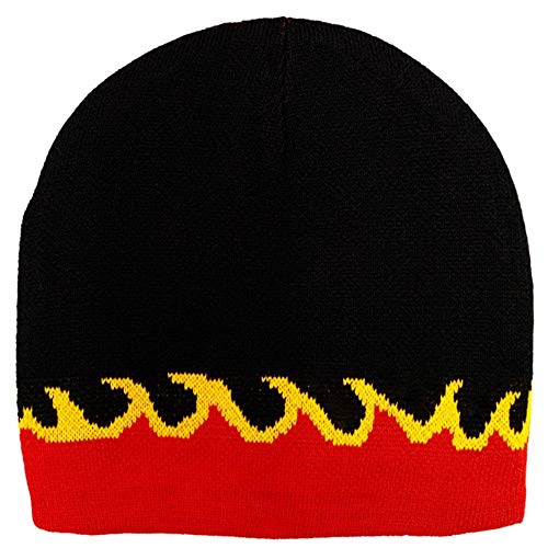 Black / Gold & Red Waves