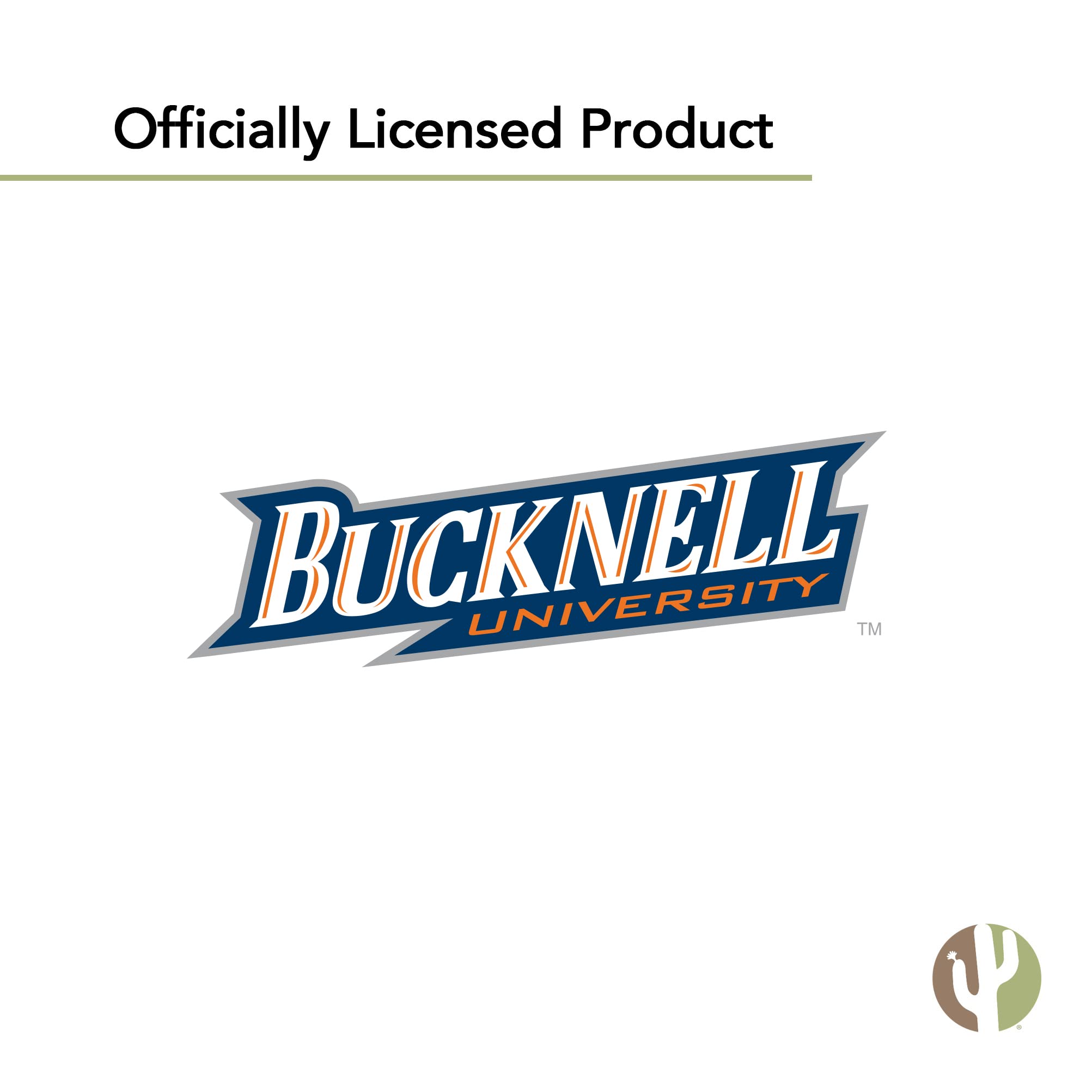 Desert Cactus Bucknell University Bison Vinyl Decal Sticker - Waterproof Laptop, Water Bottle, Car, Scrapbook Decor - Perfect for College Dorms, Game Day, and Alumni Pride
