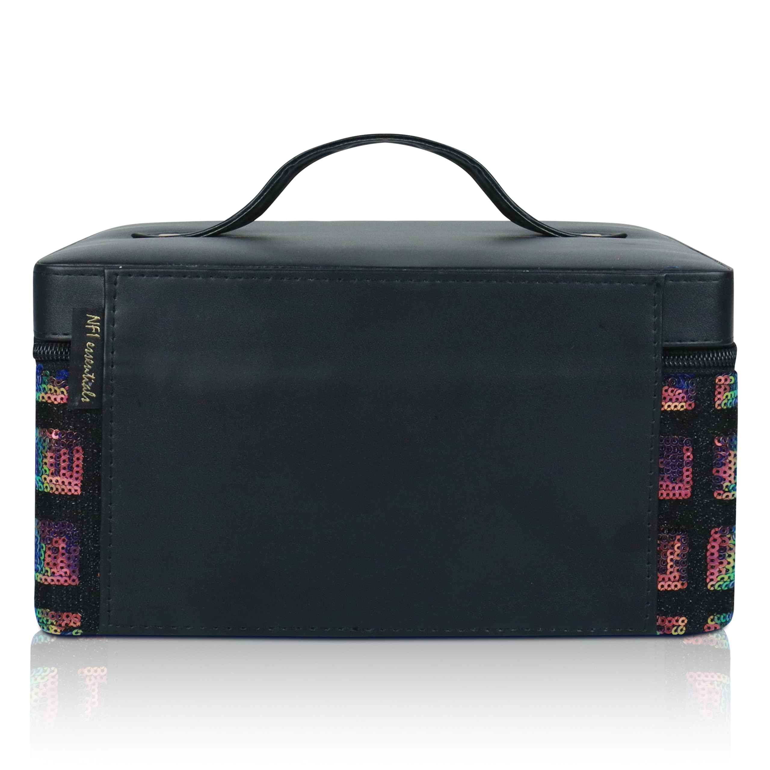 Premium Makeup Organizer Box for Women - Large Cosmetic Storage Case with Jewelry Compartments | Perfect for Bridal Makeup, Vanity Table & Travel Organization