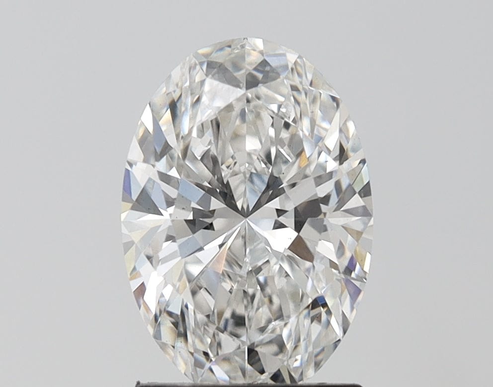 2.09 Carat F Color VS2 Clarity Oval Cut Lab Grown Diamond - Perfect for Engagement Rings & Fine Jewelry