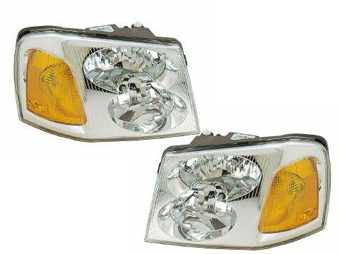 2008 National RV Tropical Motorhome Replacement Front Headlights Pair (Left & Right) with Bulbs - Perfect for RV Restoration, Night Driving Safety & Headlight Upgrades