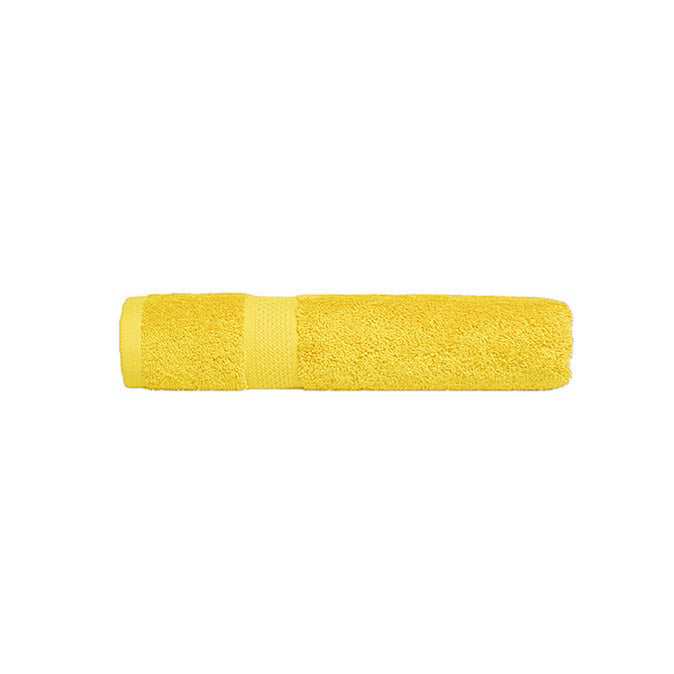 100% Combed Cotton Bath Towels - Soft & Absorbent Yellow Face Towels for Spa, Gym & Travel | Premium Hand & Body Washcloths