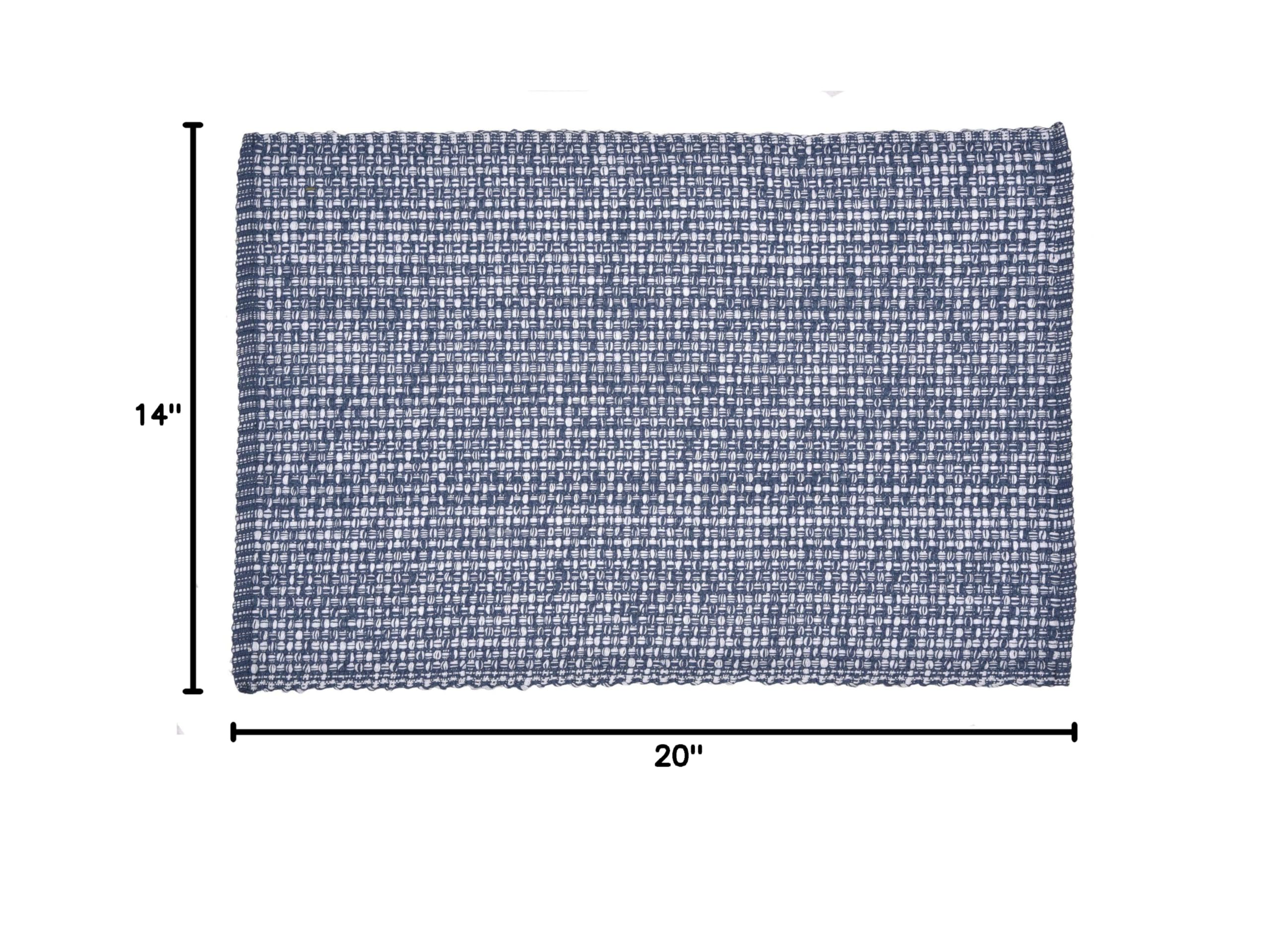Premium 100% Cotton Oversized Placemats Set of 6 - 14
