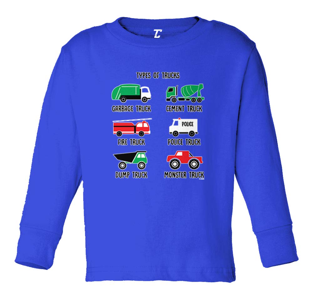 Garbage Monster Fire Truck Toddler T-Shirt - Soft Cotton Jersey Tee for Boys & Girls - Fun Kids Apparel for Playtime & Casual Wear