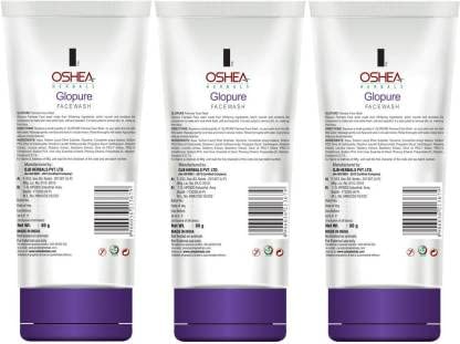 Oshea Herbals Glopure Face Wash 240g - Gentle Cleansing for Daily Skincare