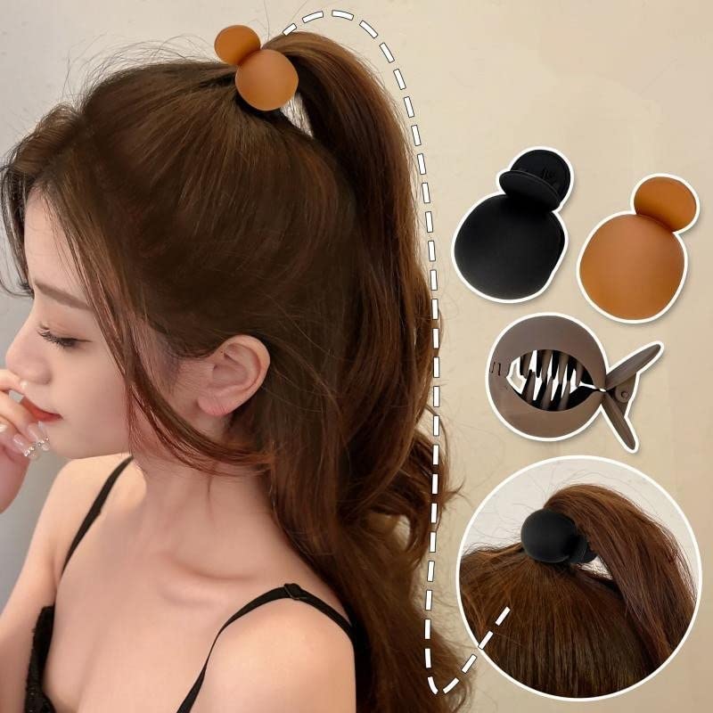 APPSAMBR 4-Piece Matte Square Hair Claw Clips for Women - 2 Inch Hair Clips for Thin & Thick Hair - Non-Slip Grip for Ponytails, Buns & Updos