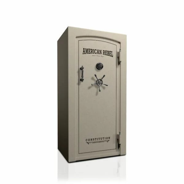 American Rebel CS25 Constitution 25 Gun Safe - Fireproof & Secure Handgun Storage for Home & Office Protection | Pistol Safe for Bedroom, Closet & Vehicle Use