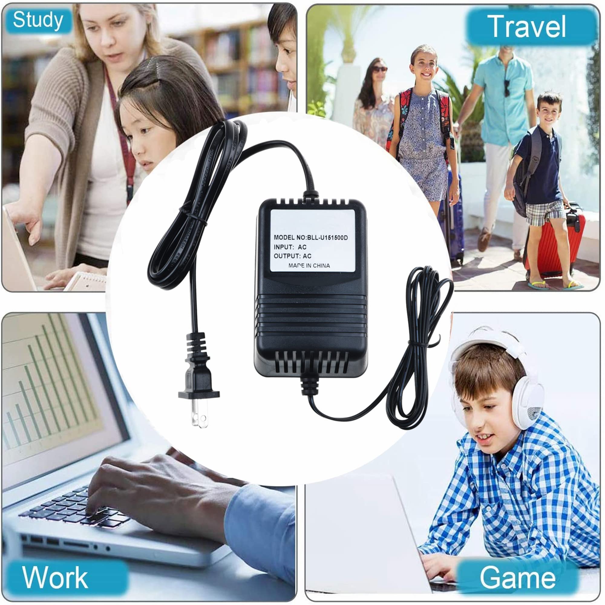 Dysead AC Adapter Replacement for Uniden D3280-2 DECT 6.0 Bluetooth Cordless Phone Handset - Power Supply Charger Cord PSU (Compatible with Handset Charging Only, Not Base Unit) - Perfect for Home Office Phone Charging Needs