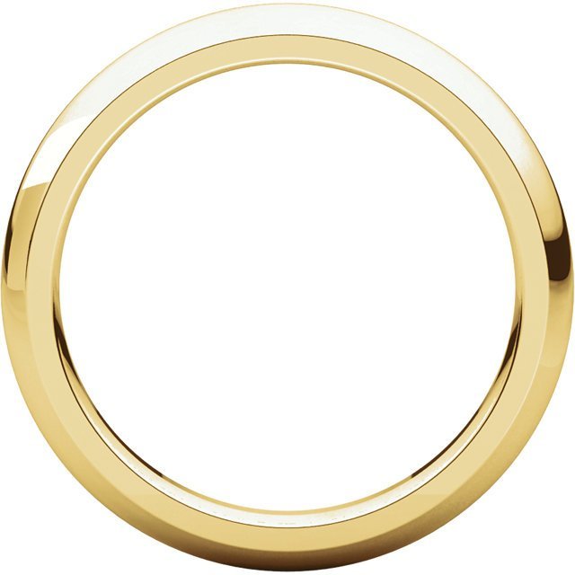 14K Gold 3mm Comfort Fit Wedding Band for Women - Elegant & Durable Ring for Engagement, Anniversary, and Everyday Wear