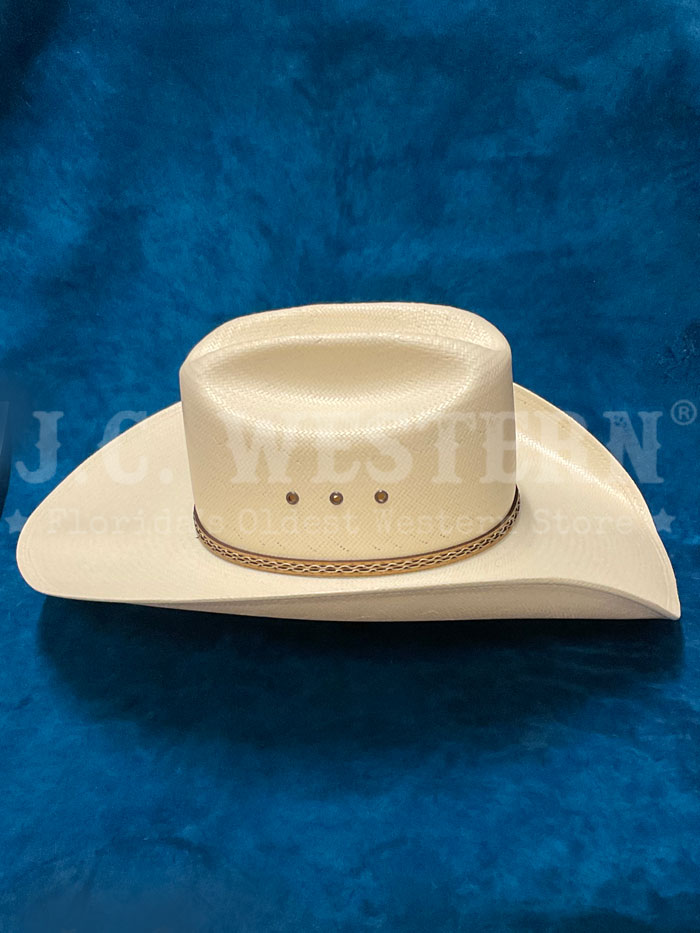 Resistol RSBXTN 304281 BRIXTON George Strait Collection Straw Hat - Natural Cowboy Hat for Men, Western Style Sun Protection for Outdoor, Rodeo, and Country Music Events