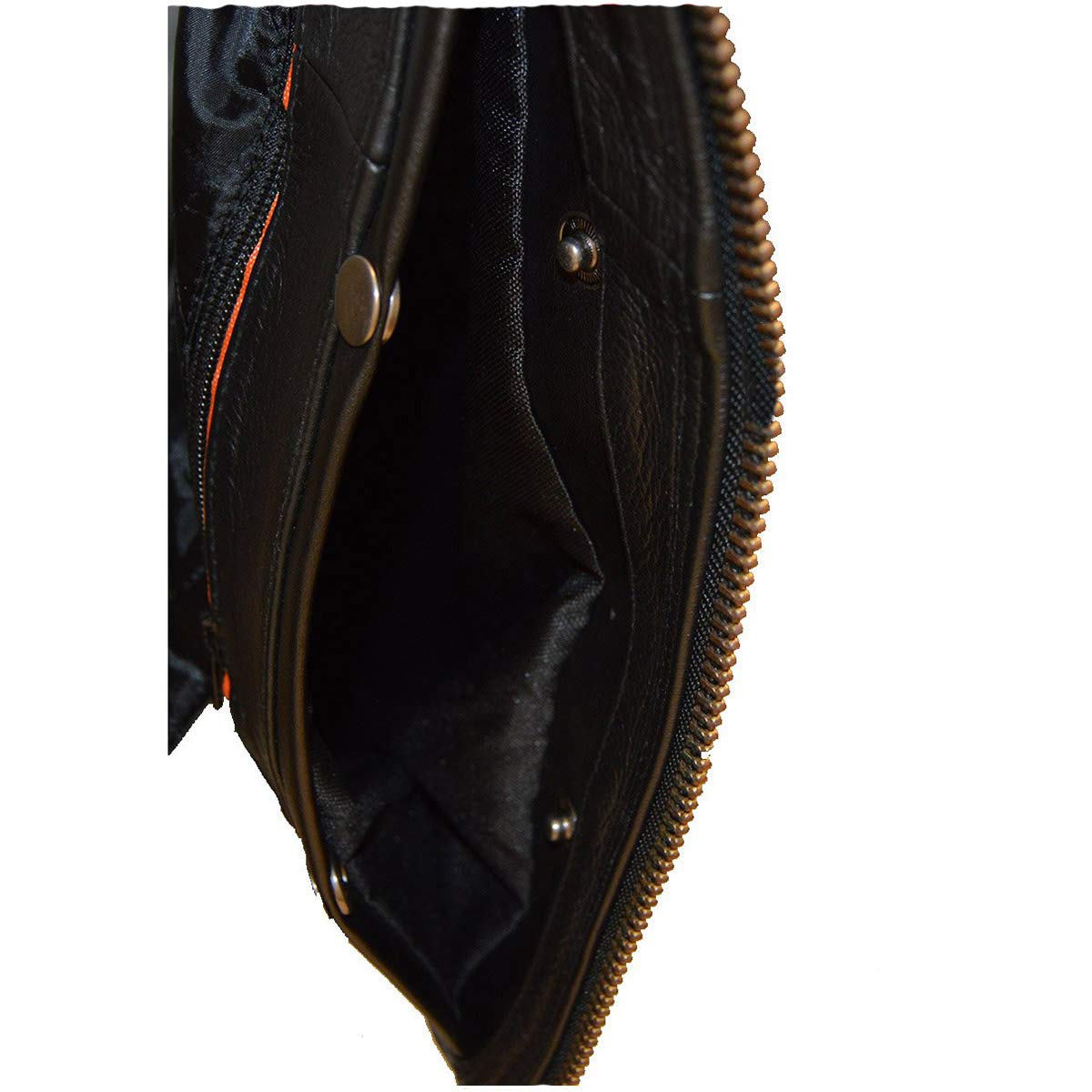Premium Vance Leather Men's Concealed Carry Beltless MCJ with Dual Gun Pockets - Perfect for Tactical Wear, Outdoor Adventures & Everyday Concealed Carry