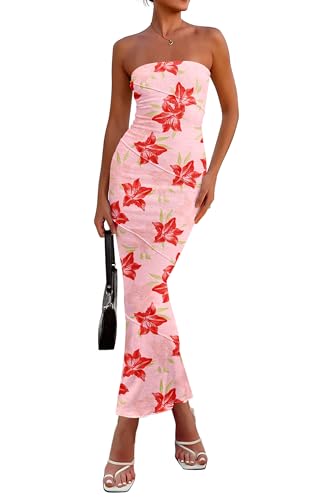 Floral Pink Red