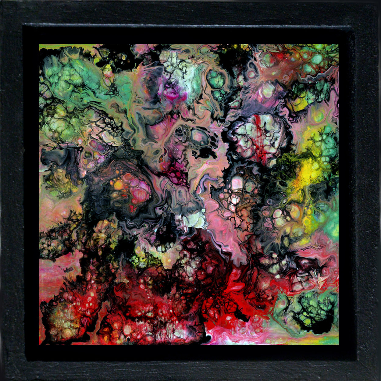 Anthony Ciambella: Framed 4x4 Acrylic on Panel Painting - Perfect for Home Decor, Office Art & Gift Giving