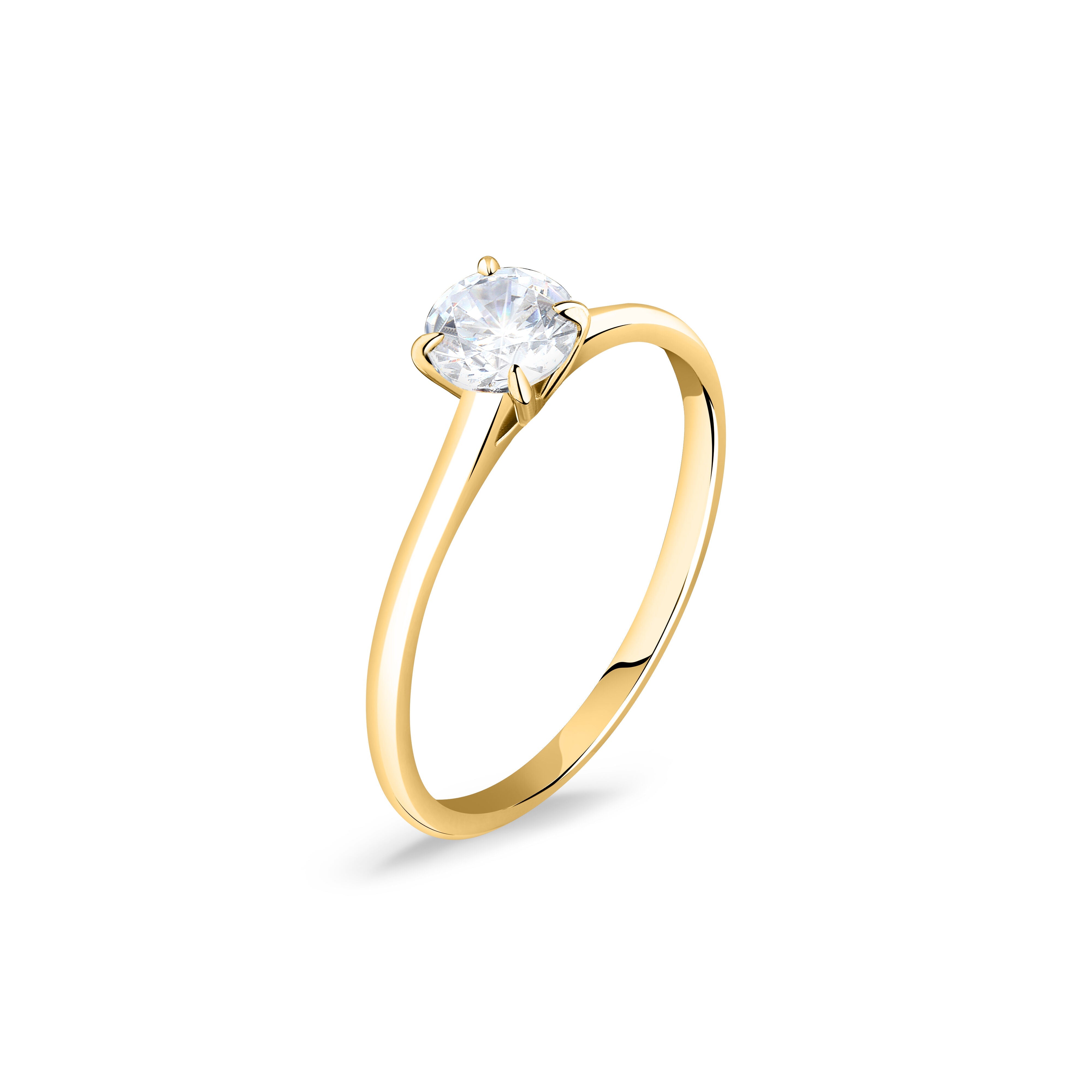 ANELLO DONNA LIVE DIAMOND CLASSIC DIAMOND LDY050144010I - Elegant Women's Diamond Ring for Anniversary, Engagement & Special Occasions