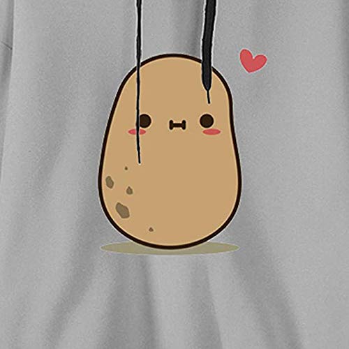 Cute Hooded Sweatshirt for Teen Girls & Women - Long Sleeve Pullover Top | Cozy Casual Wear for School, Outings & Everyday Fashion