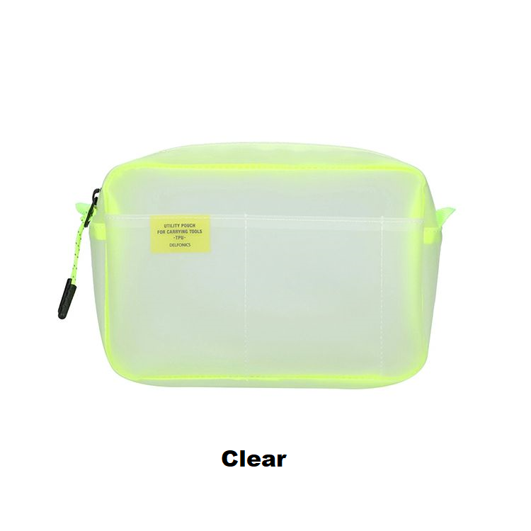 Delfonics Utility Pouch POP Small Size - Compact Inner Carrying Bag for Stationery, Cosmetics & Travel Essentials | Perfect for Organizing Office Supplies, Makeup & Daily Carry Items