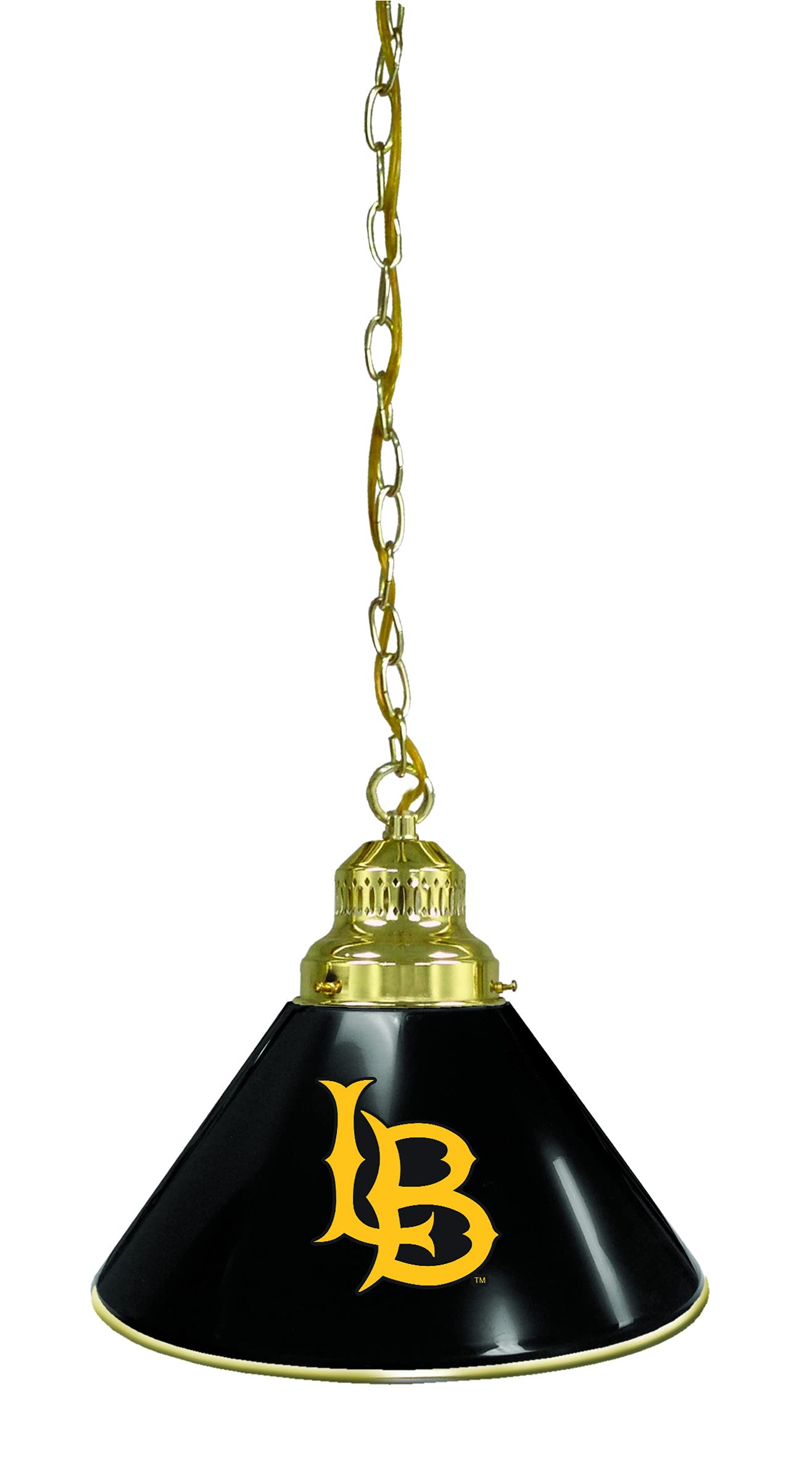 Holland Bar Stool Co. Long Beach State University Themed Pendant Light - Perfect for College Dorm, Game Room & Sports Bar Decor