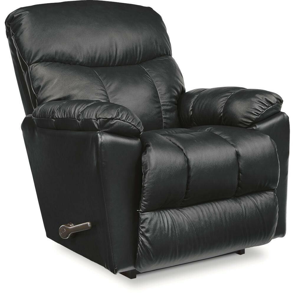 La-Z-Boy Morrison Rocker Recliner 766 10 LB1593 87 - Comfortable Leather Reclining Chair for Living Room, Bedroom & Home Theater Relaxation