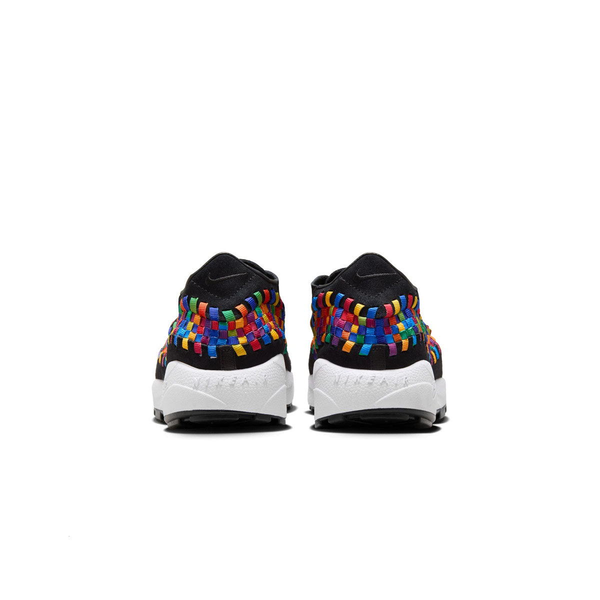 Footscape Woven Rainbow Sneakers - Lightweight Breathable Running Shoes for Men & Women | Perfect for Jogging, Gym Workouts & Casual Streetwear Fashion