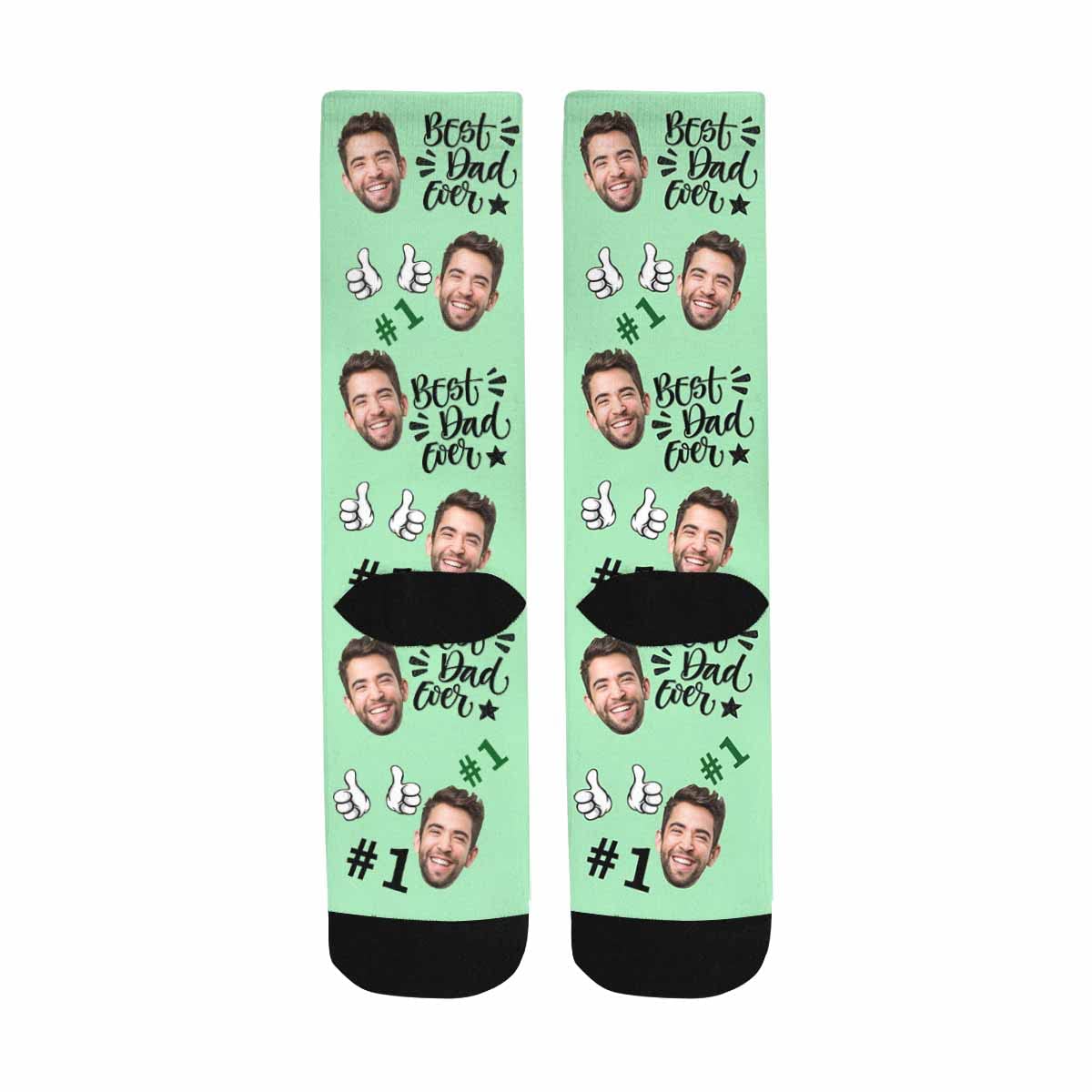 Custom Father's Day Socks with Photo - Personalized Funny Daddy Socks for Men | Unique Gift for Dad Birthday, Christmas & Father's Day | Great for Gag Gifts, Stocking Stuffers & Special Occasions