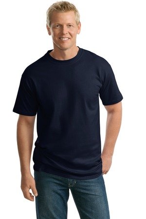 Port & Company PC61T Tall Essential T-Shirt - Navy Blue, Large Tall Size - Comfortable Crew Neck Casual Tee for Men | Perfect for Everyday Wear, Work Uniforms & Gym Workouts