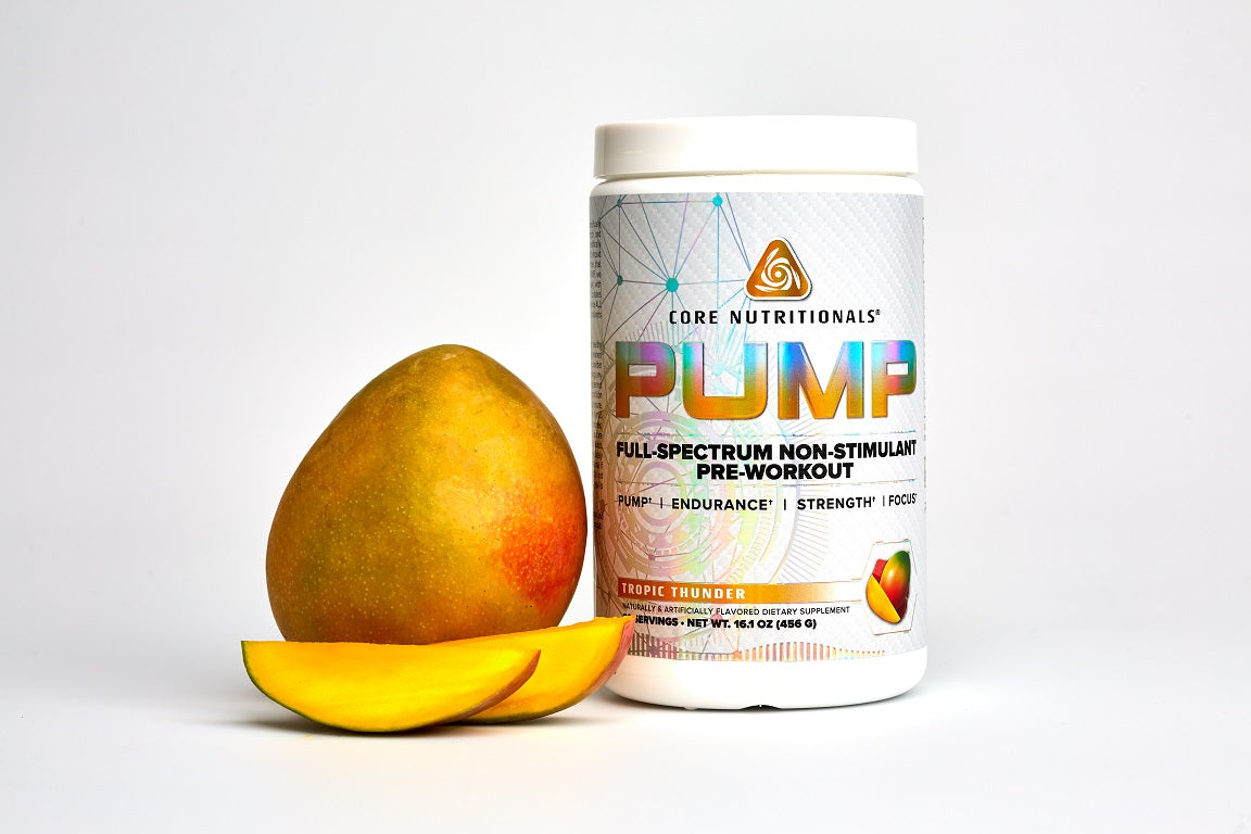 Core Pump Non-Stimulant Pre-Workout Supplement - Boost Performance & Endurance for Gym, Fitness & Bodybuilding Training