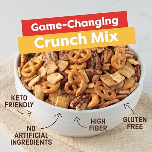 Catalina Crunch High Fiber Protein Snack Mix Variety Pack - Keto Friendly, Low Carb, Gluten Free | Perfect for On-the-Go, Office Snacks & Healthy Lifestyle (Pack of 6)