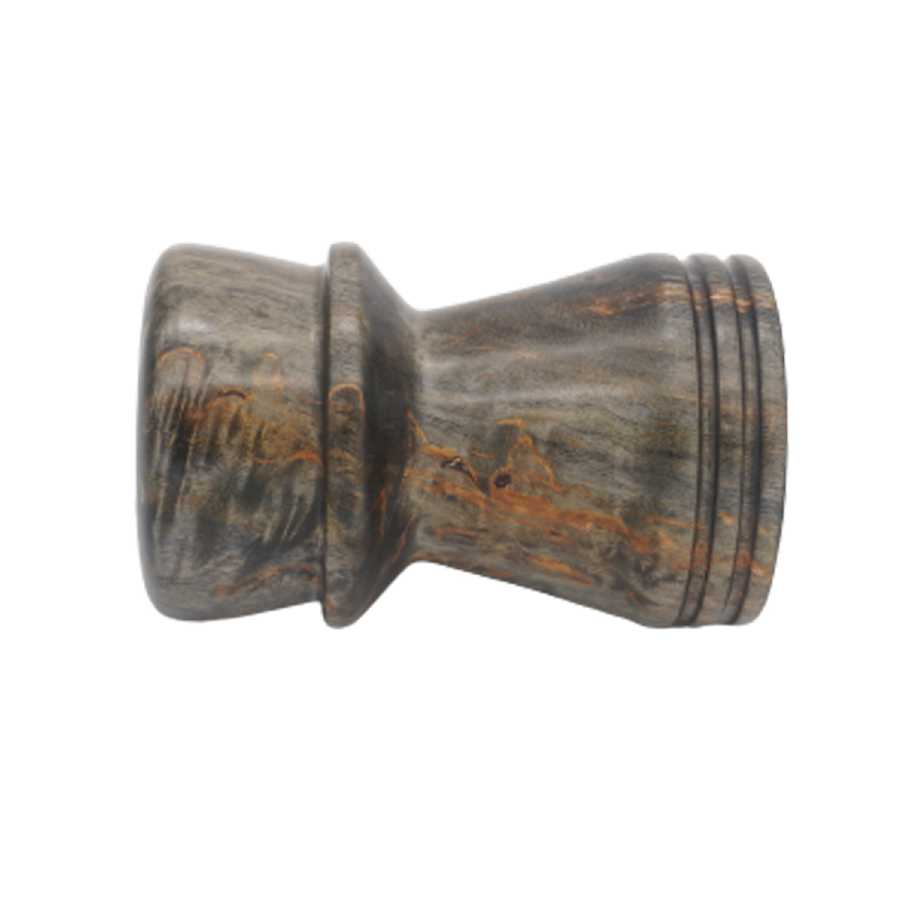 Premium Karelian Birch Stabilized Wood Handcrafted Shaving Brush Handle - Fits 24mm & 26mm Knots - Perfect for Wet Shaving & Luxury Grooming Gifts