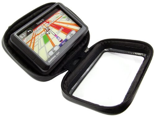 ChargerCity Sirius XM Satellite Radio Motorcycle Mount - Waterproof Case & Handlebar Mount (Fits Bars up to 1.35