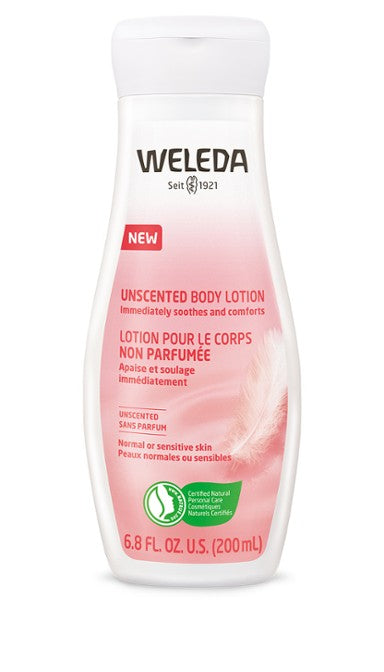 Weleda Unscented Body Lotion for Sensitive Skin | Organic & Hypoallergenic Moisturizer | Perfect for Dry Skin Care & Daily Hydration