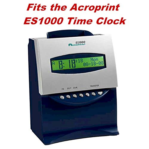 Acroprint ES1000 Time Cards (1000 Count) - ES1010 Form for Employee Time Tracking | Perfect for Small Business Payroll & Office Time Management