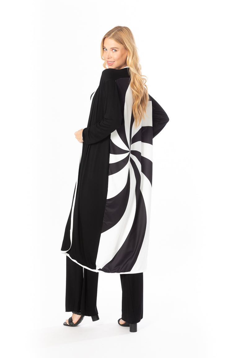 Infinity Duster Pant Set for Women - Stylish Long Cardigan & Wide Leg Pants Outfit | Boho Chic Loungewear for Home, Office & Casual Outings