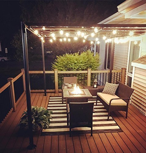 25 Pack Shatterproof LED G40 Replacement Bulbs - 1W Per Bulb, E12 Screw Base LED Globe Light Bulbs for Indoor & Outdoor Use - Perfect for Patio String Lights, Chandeliers, and Decorative Lighting (Not for Solar Lights)