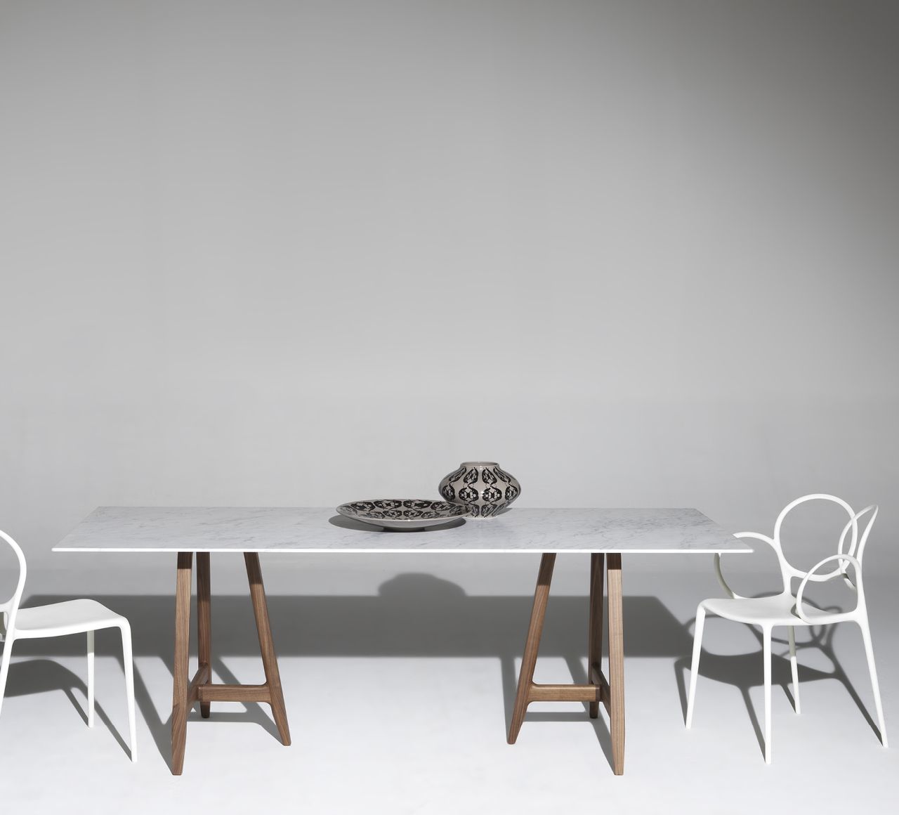 Driade Easel Dining Table - Modern & Stylish Wooden Table for Home, Kitchen, or Restaurant | Perfect for Dining, Entertaining & Small Spaces